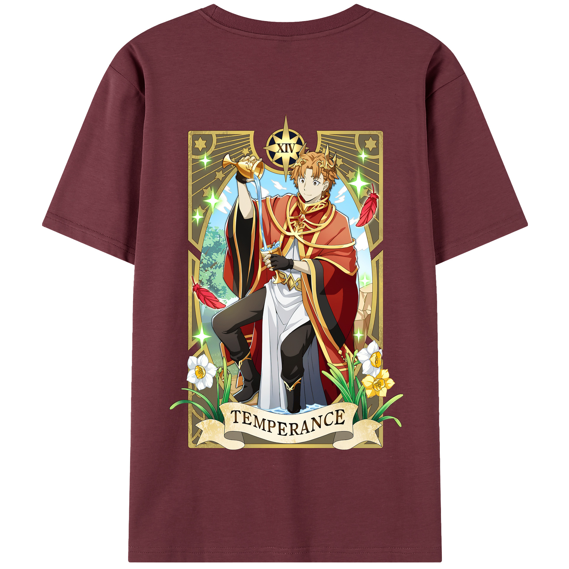 （画像用） 文豪ストレイドッグス Bungo Stray Dogs 綿100％半袖Tシャツ（背面プリント）